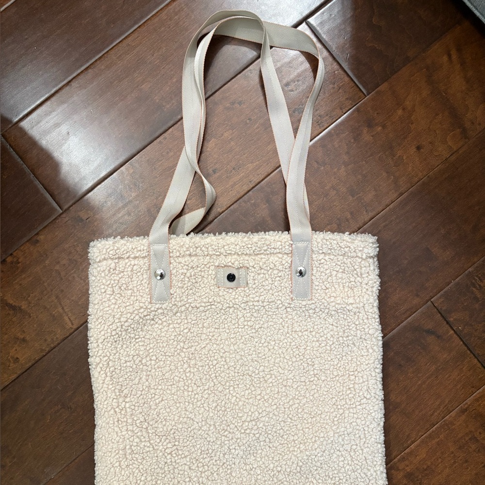 Rag & Bone Cream Faux Sherpa Tote Bag
